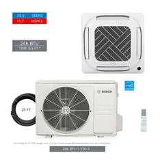 BOSCH Bosch 8733980515 24000 Btu 4-zone Mini Split System