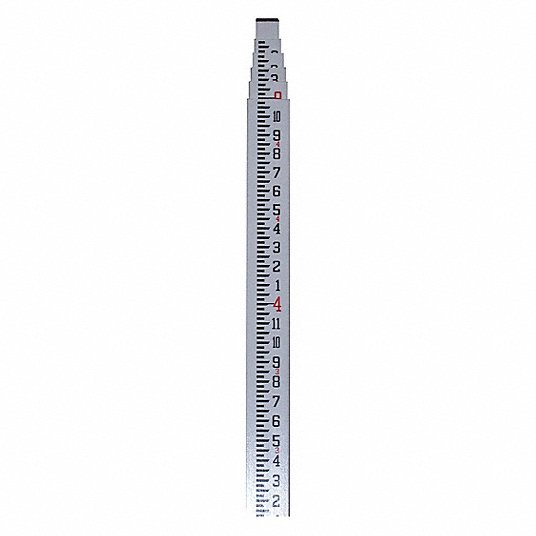 CST BERGER Cst Berger 06-916 16 feet Fiberglass Level Rod 10ths