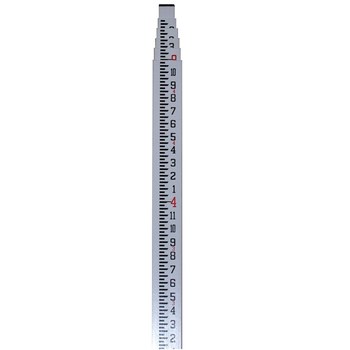 CST BERGER Cst Berger 06-916 16 feet Fiberglass Level Rod 10ths