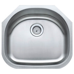 COMPASS Compass 481-0588 Single Bowl Under-Mount Sink 23-1/4x21x9 feet'
