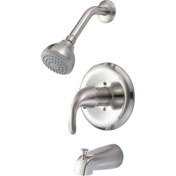 COMPASS Compass 211-6579 Noble Single Handle Pressure Balanced Three Function Tub And Shower Faucet