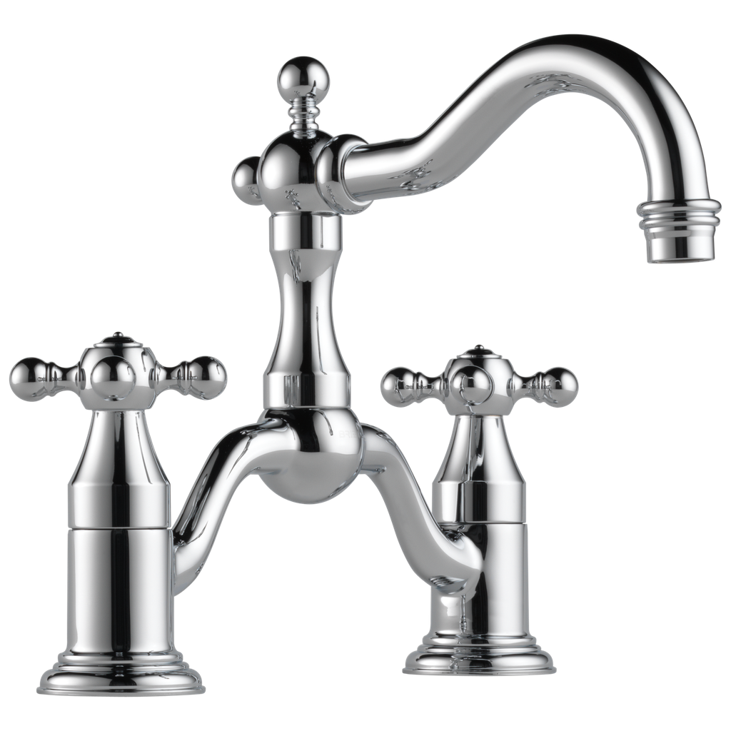 DELTA FAUCET Delta Faucet 65538LF-PC Brizo Tresa Two-Handle Widespread Bridge Lavatory Faucet