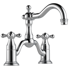 DELTA FAUCET Delta Faucet 65538LF-PC Brizo Tresa Two-Handle Widespread Bridge Lavatory Faucet