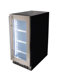 DANBY Danby SPRBC031D1SS Wine and Beverage Cooler 7 bottles 66 cans