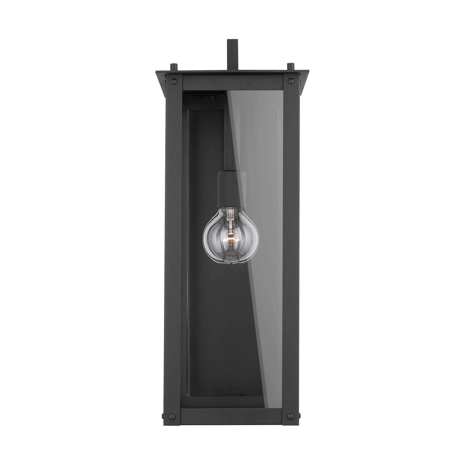 CAPITAL LIGHTING Capital Lighting 934612BK Hunt 1-light medium E-26 incandescent outdoor wall sconce 100W 8 inchesW x 20.75 inchesH x 10 inchesE