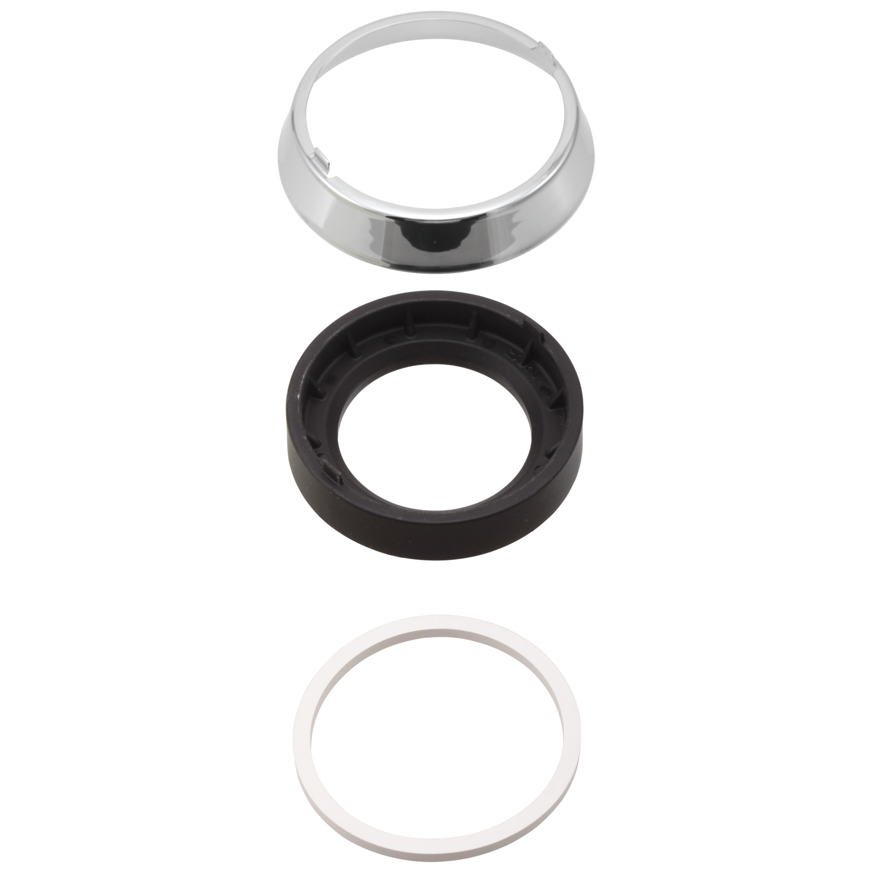 DELTA FAUCET Delta Faucet RP52610 Leland Trim Ring, Base & Gasket 1 Inch Height, 2 39/64 Inch Diameter