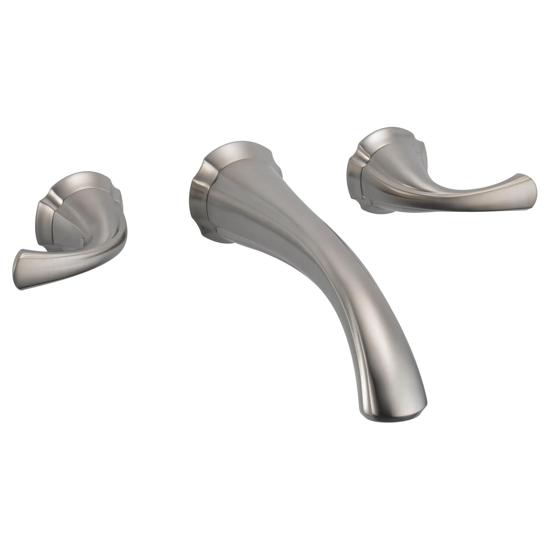 DELTA FAUCET Delta Faucet T3592LF-SSWL Two Handle Wall Mount Bathroom Faucet Trim 3-Hole 8-Inch