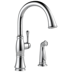 DELTA FAUCET Delta Faucet 4297-DST Cassidy Single Handle Kitchen Faucet with Spray