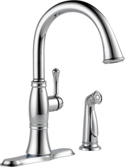 DELTA FAUCET Delta Faucet 4297-DST Cassidy Single Handle Kitchen Faucet with Spray