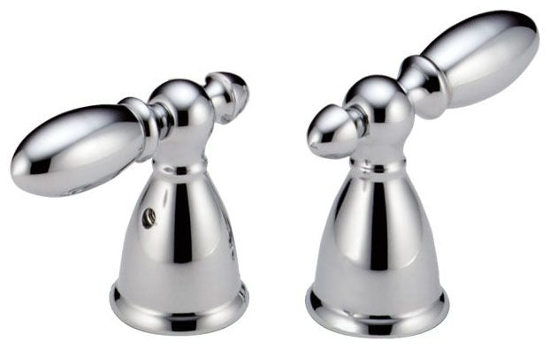 DELTA FAUCET Delta Faucet h216ss victorian lever handles 2 pack 3 inch depth