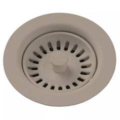 ELKAY Elkay LKQS35SN Polymer Drain Fitting with Removable Basket Strainer and Rubber Stopper 3-1/2 inch