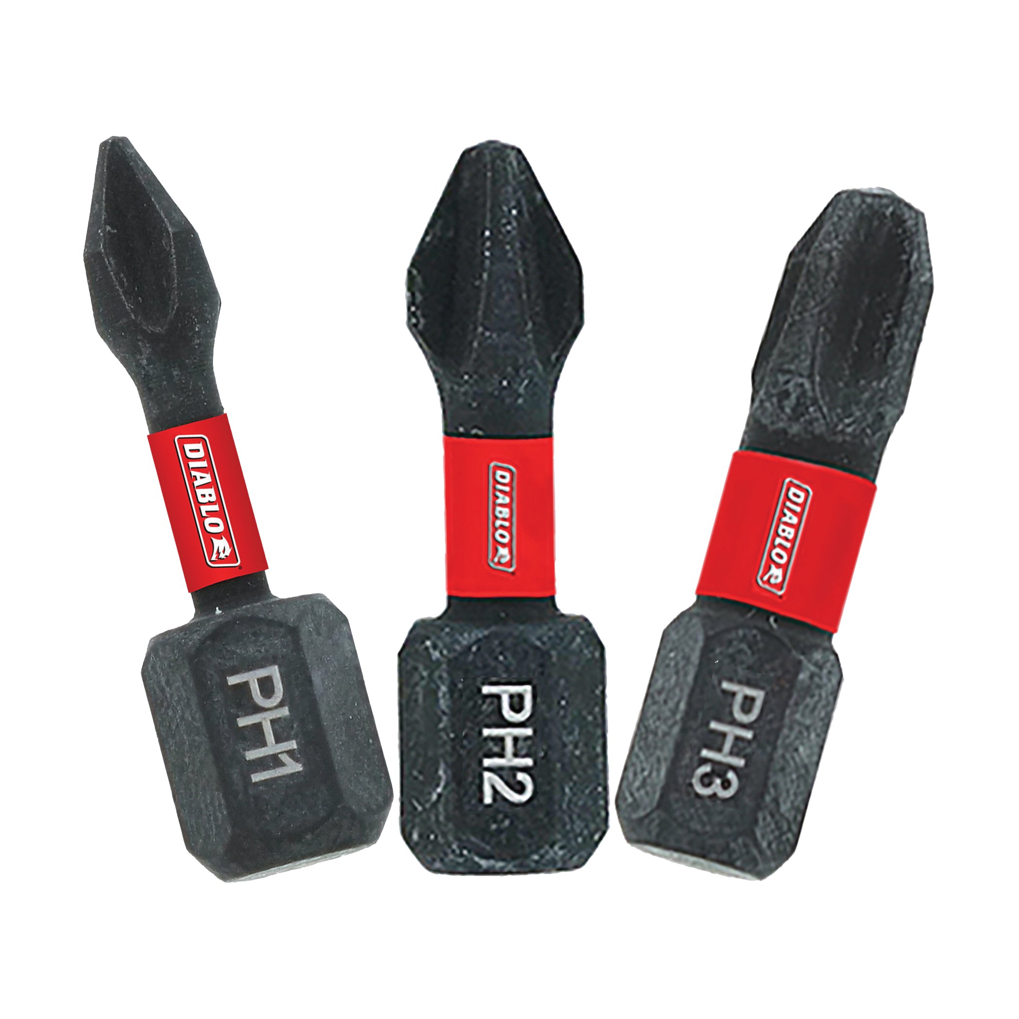 DIABLO Diablo DPHV1-S3 1 In. Phillips Drive Assorted Pack 3-Piece