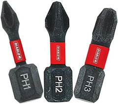 DIABLO Diablo DPHV1-S3 1 In. Phillips Drive Assorted Pack 3-Piece