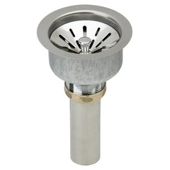 ELKAY Elkay ELUH272010RDBG Lustertone Classic Stainless Steel Offset 70/30 Double Bowl Undermount Sink Kit 26-3/4 inches x 20 inches x 10 inches