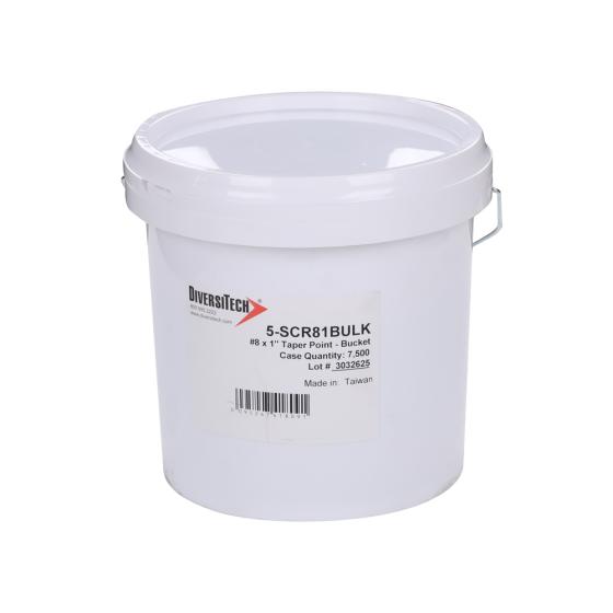 DIVERSITECH Diversitech 5-SCR81BULK screw, sht.met 8 x 1 taper pt 7,500 pk