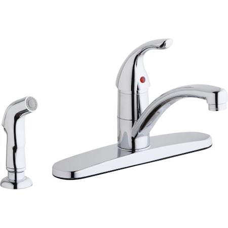 ELKAY Elkay DSE125224DF Dayton Stainless Steel Single Bowl Drop-in Sink And Faucet Kit 25 x 22 x 8.1