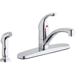 ELKAY Elkay DSE125224DF Dayton Stainless Steel Single Bowl Drop-in Sink And Faucet Kit 25 x 22 x 8.1