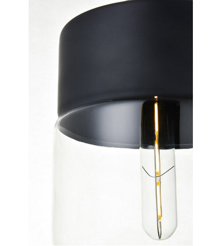 ELEGANT LIGHTING Elegant Lighting LD2241BK Pendant 40W 1 Light