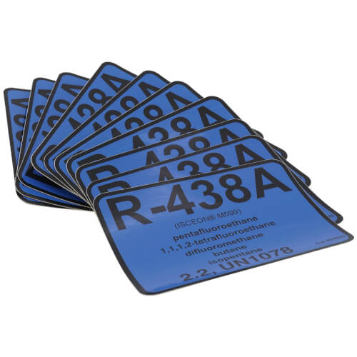 DIVERSITECH Diversitech 4099 refrigerant ID label R-438A / MO99 10 pack