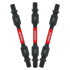 DIABLO Diablo ddetv25-s3 double-ended torx drive bit assorted 2 1/2 inch 3-pack