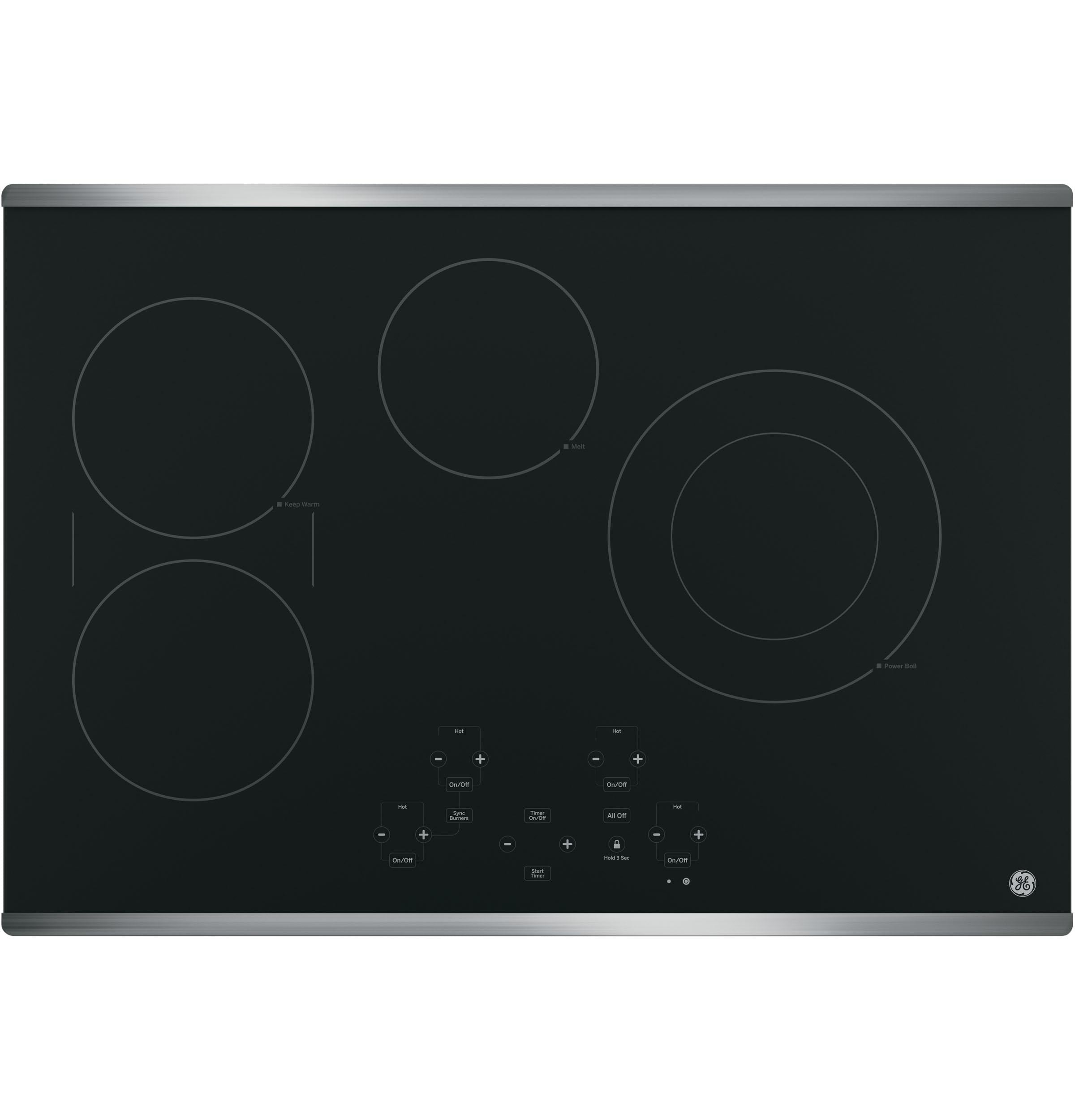 GENERAL ELECTRIC General Electric JP5030SJSS 30 inch Built-In Touch Control Electric Cooktop 3100W