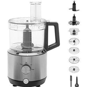 GENERAL ELECTRIC GE G8P1AASSPSS 12-cup food processor 550w