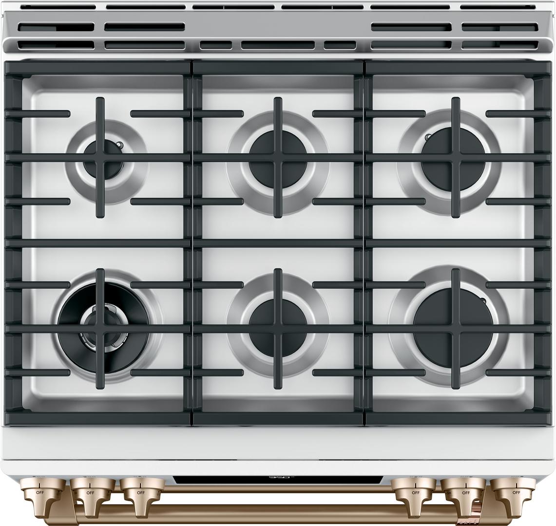 GENERAL ELECTRIC General Electric C2S950P4MW2 30 inches slide-in dual fuel range with front controls with double oven