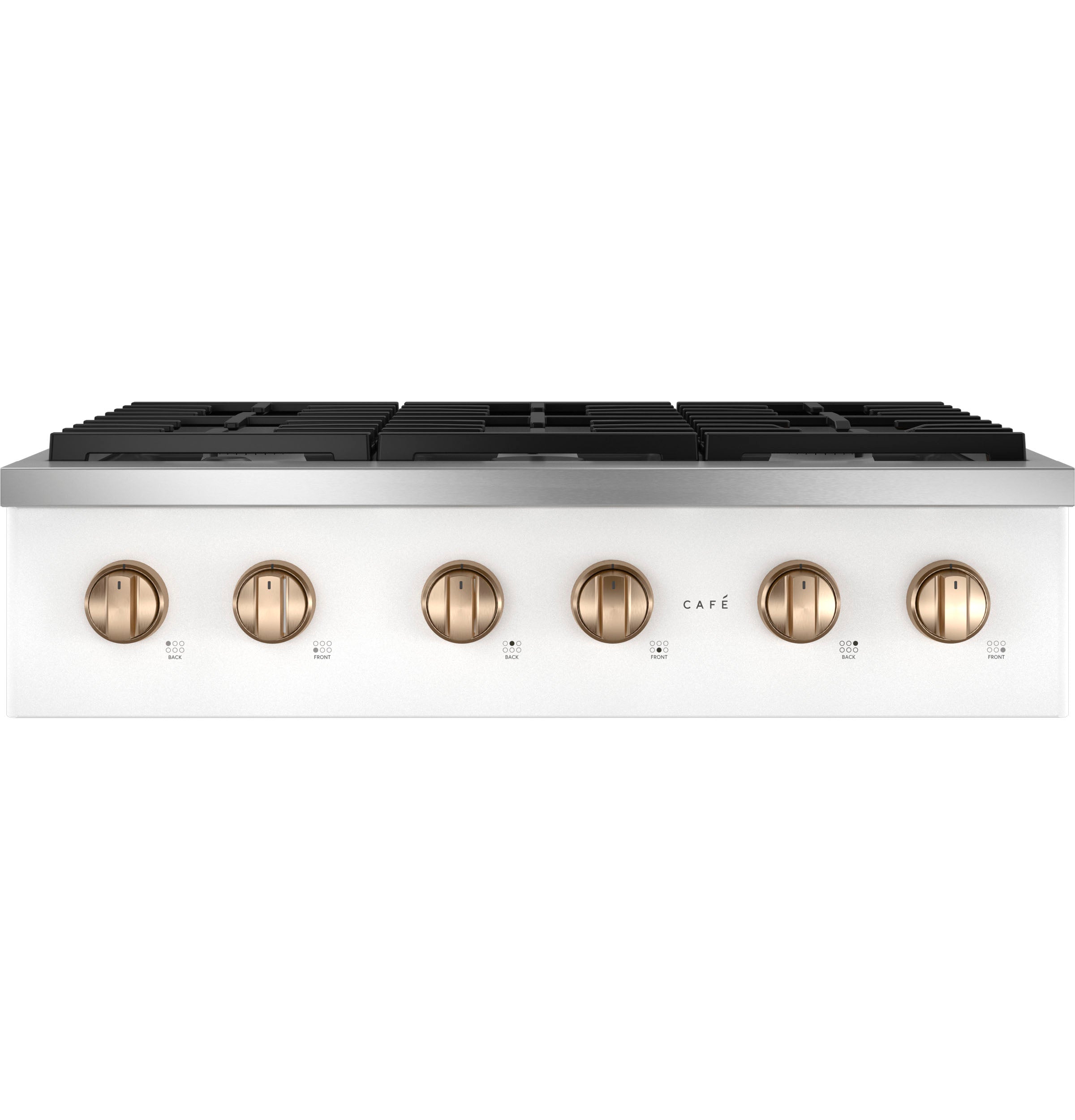 GENERAL ELECTRIC General Electric CGU366P4TW2 Cafe 36 inches Commercial-Style Gas Rangetop with 6 Burners (Natural Gas)