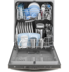 GENERAL ELECTRIC ge gdt605pmmes top control built-in dishwasher sanitize cycle dry boost 24 inch 16 place settings