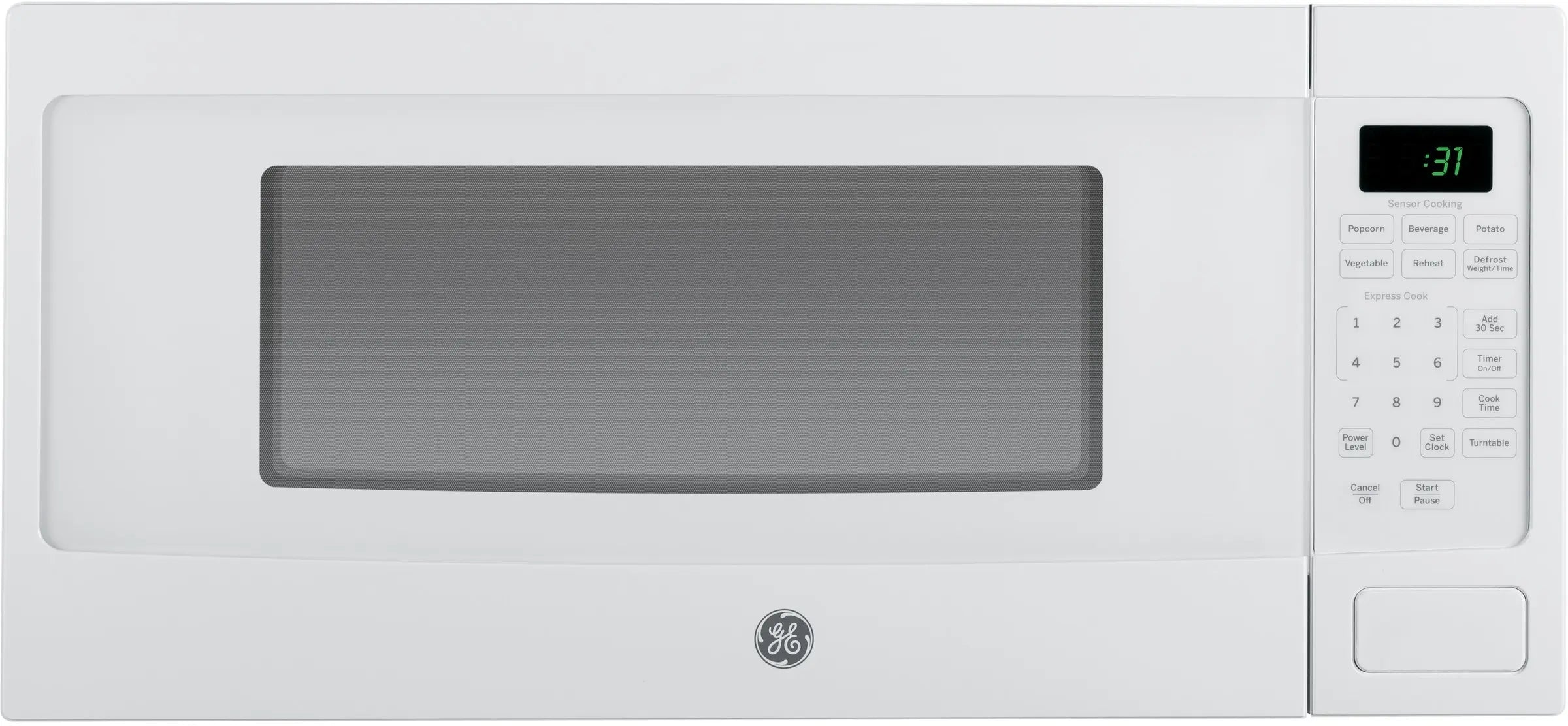 GENERAL ELECTRIC General Electric PEM31DFWW Countertop Microwave Oven 800 Watts 1.1 cu. ft.