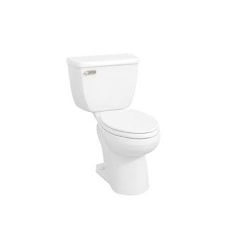 GERBER Gerber 21-312 Two-Piece, Elongated, 1.6 gpf, Left Hand Actuation, 12 inches Rough-In Toilet