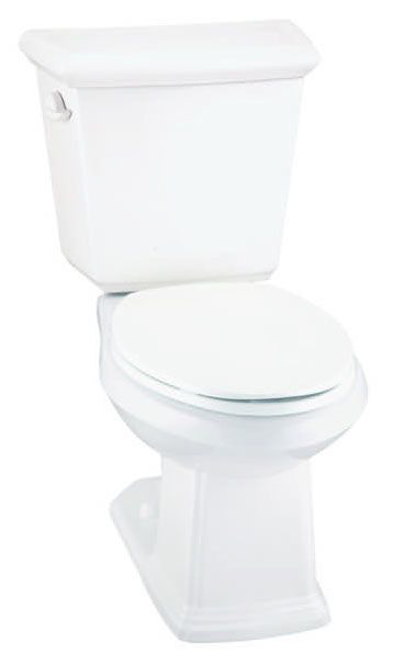 GERBER Gerber HE-21-532 Logan Square Elongated Toilet Bowl 1.28 gpf Less Seat