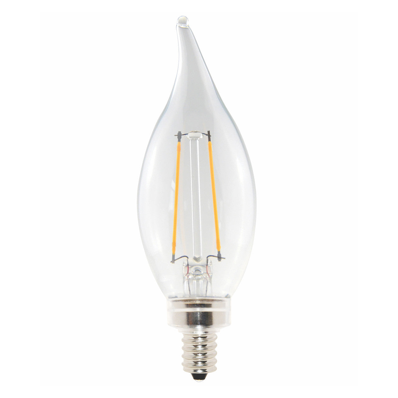 HALCO Halco CA10CL4ANT/827/LED2 CA10 dimmable clear filament E12 ProLED 3.8W 300 degree beam 40W equivalent