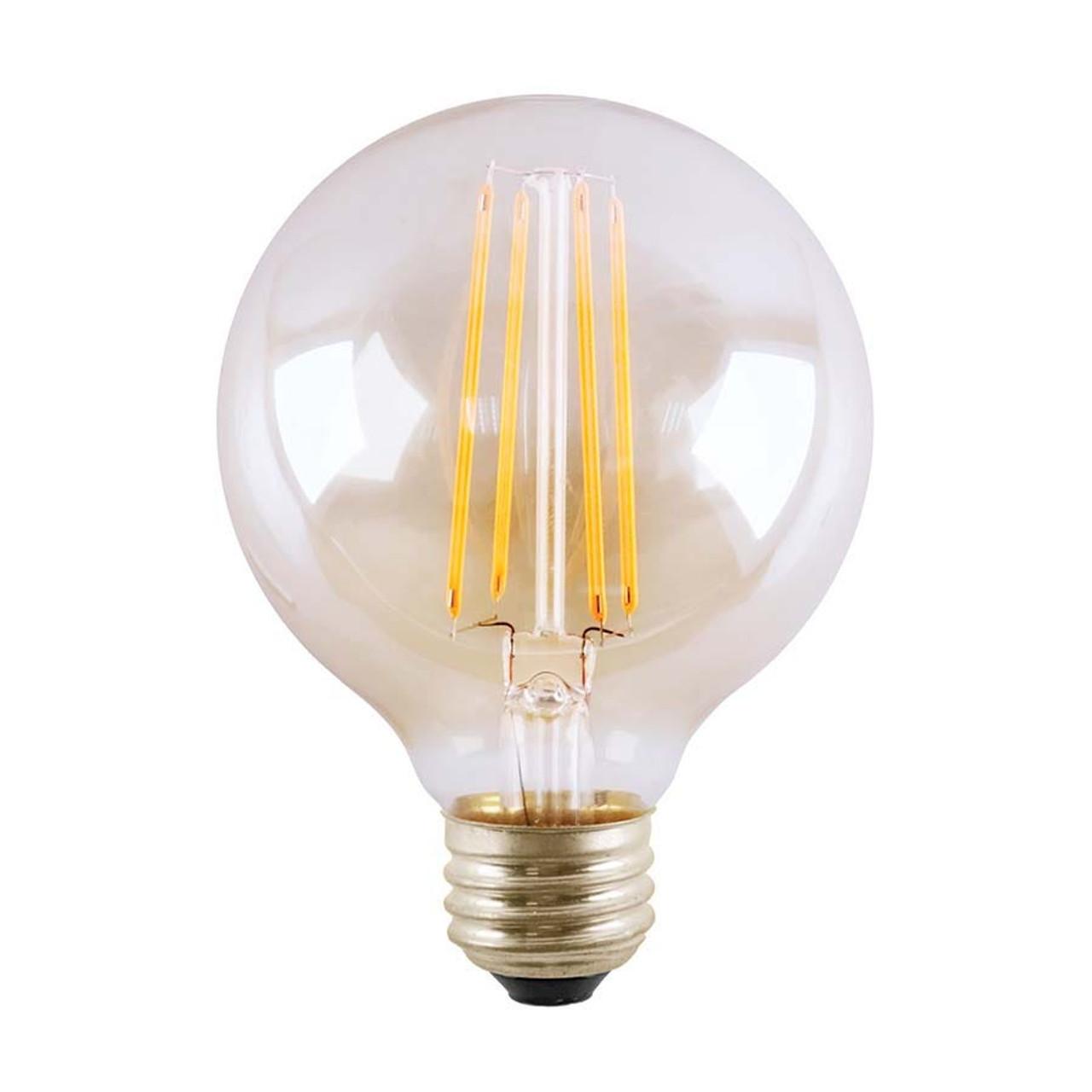 HALCO Halco 85049 led globe G25 filament bulb 5.5w medium E26 base 120v 500 lumen
