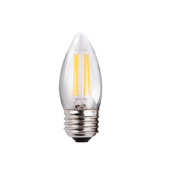 HALCO Halco 85055 led bullet filament bulb 3.8w b11 medium e26 base