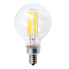 HALCO Halco 85071 led globe g16.5 filament bulb 4.5w 120v candelabra e12 base