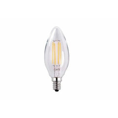HALCO Halco 85053 Led Bullet (B11) Filament Bulb 4.5W Candelabra (E12) Base B11CL4/ANT/830/LED2
