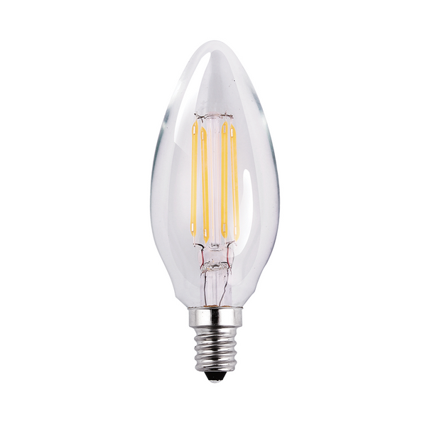HALCO Halco 85060 LED bullet filament bulb 5.5W B11 candelabra E12 300° 60W equivalent