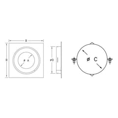 HART & COOLEY Hart & Cooley 502822 Firestop Support 6 inches