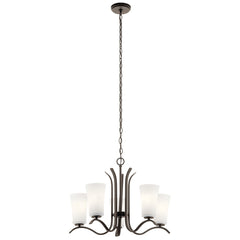 KICHLER Kichler 43074OZ Armida 18-inch 5-Light 100W Chandelier