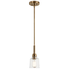KICHLER Kichler 52399WBR Aivian 1-light pendant 75W 5-inch angled