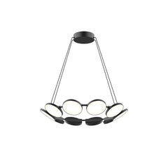 KUZCO LIGHTING Kuzco Lighting CH72225-BK Novel Chandelier 82W 25-in