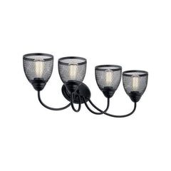 KICHLER Kichler 55044BK Four Light Bath from the Voclain Collection 4 X 75W 32.00 inches Width