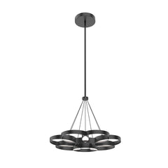 KUZCO LIGHTING Kuzco Lighting CH90826-BK/GD Maestro 26-in Chandelier 58W