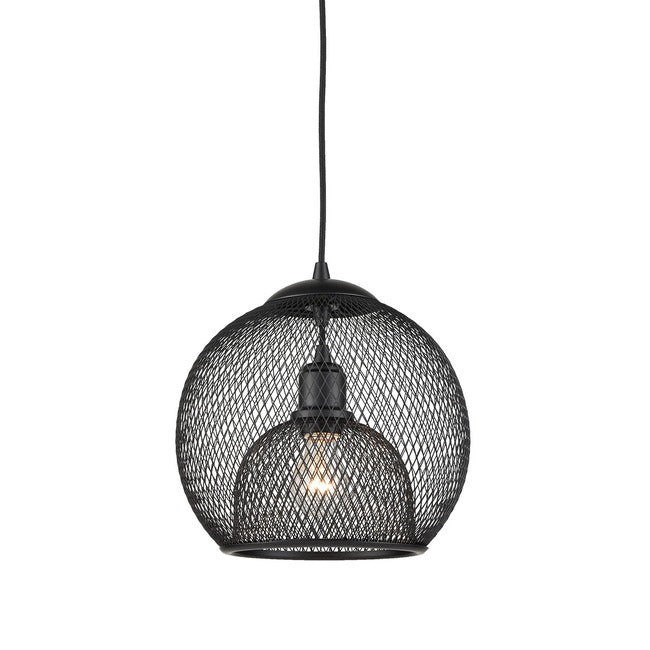 KUZCO LIGHTING Kuzco Lighting 494418-BK/GD Gibraltar 18-in Pendant 60W 18-in