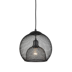 KUZCO LIGHTING Kuzco Lighting 494418-BK/GD Gibraltar 18-in Pendant 60W 18-in