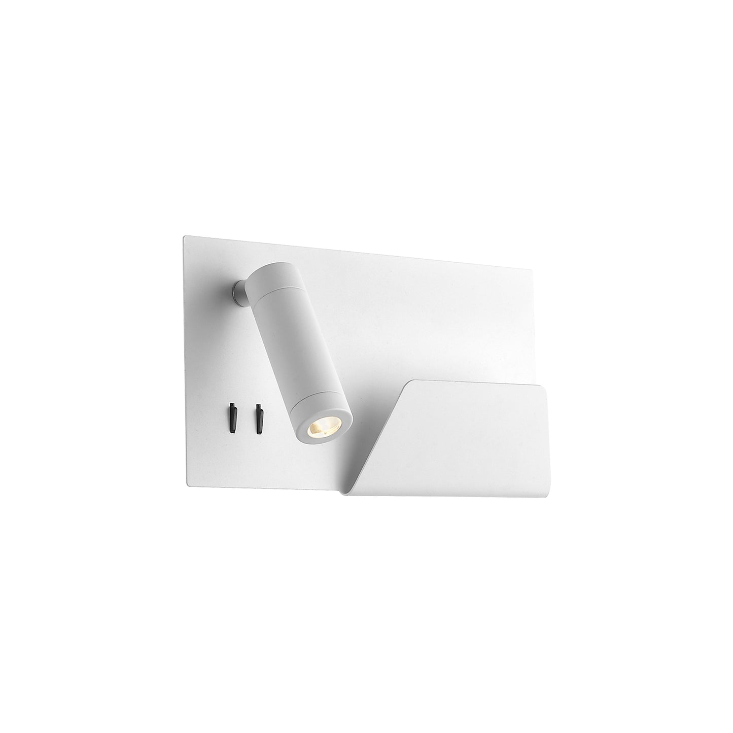 KUZCO LIGHTING Kuzco Lighting ws16811l-wh dorchester wall sconce 16w 11-in