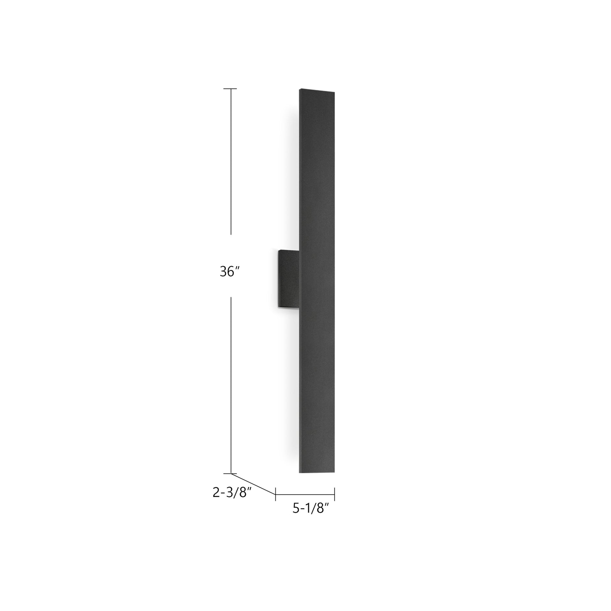 KUZCO LIGHTING Kuzco Lighting AT7935-WH Vesta All-terior Wall Light 40W 36-in