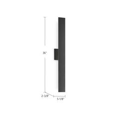 KUZCO LIGHTING Kuzco Lighting AT7935-WH Vesta All-terior Wall Light 40W 36-in
