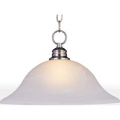 MAXIM Maxim 91076FTSN Essentials 1-Light Pendant 60W 16 inches Wide